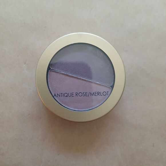 Jane Iredale Pure Pressed Eye Shadow Duo Antique Rose & Merlot - Picture 1 of 3